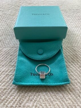 Tiffany & Co. X Frank Gehry Sterling Silver Torque Bead Ring